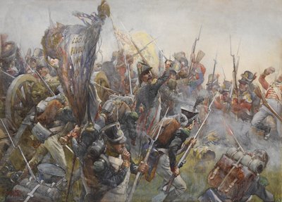 El 88º Regimiento en la Batalla de Salamanca, 1812, 1904 de Christopher Clark